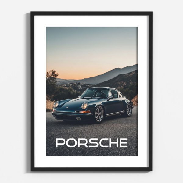Vintage Porsche 911 Poster - Image 5