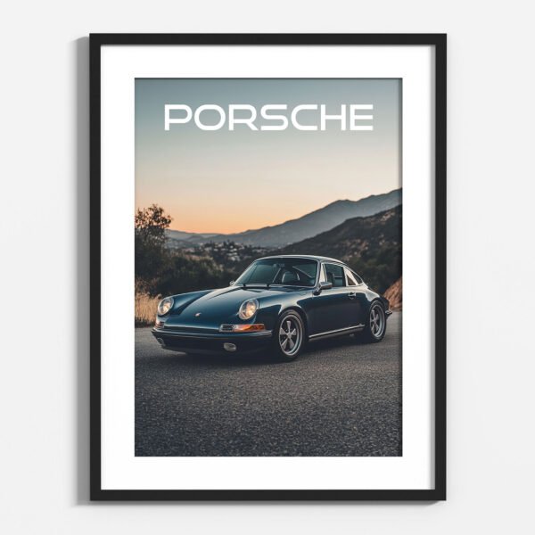 Vintage Porsche 911 Poster - Image 7