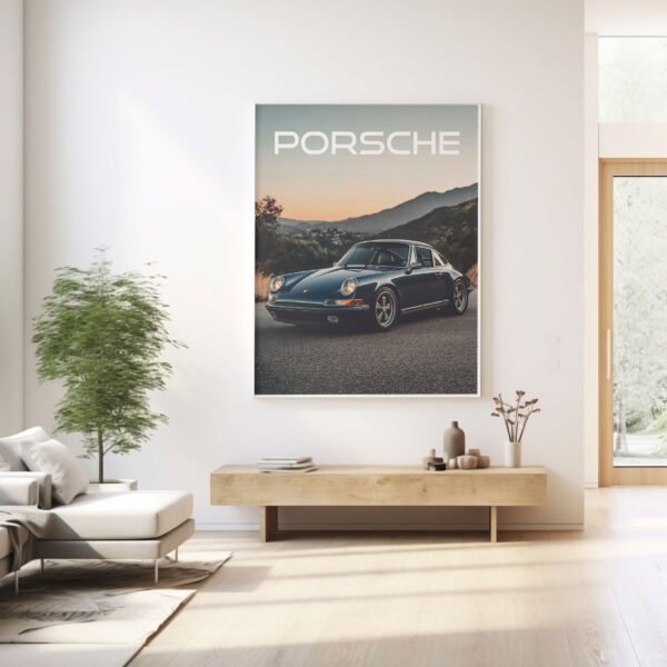 Vintage Porsche 911 Poster - Image 8
