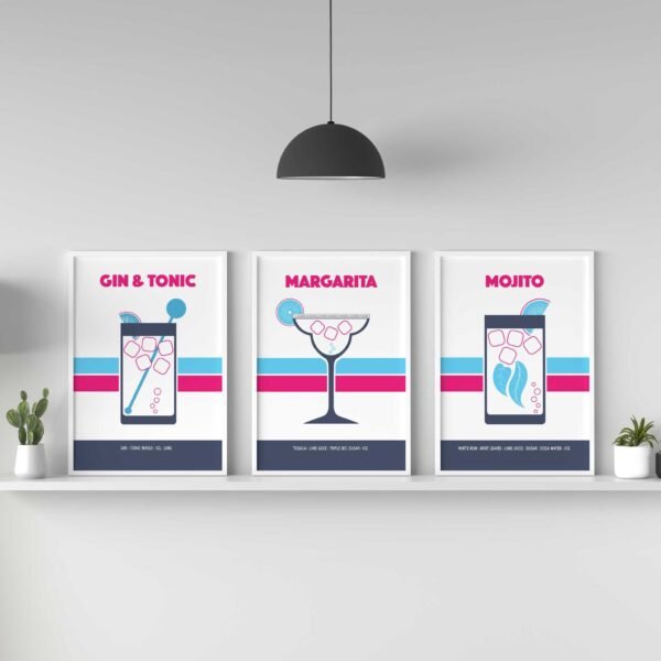 Margarita Cocktail, Retro Print - Image 5