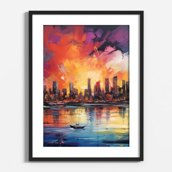 City Skyline On Fire - Image 3