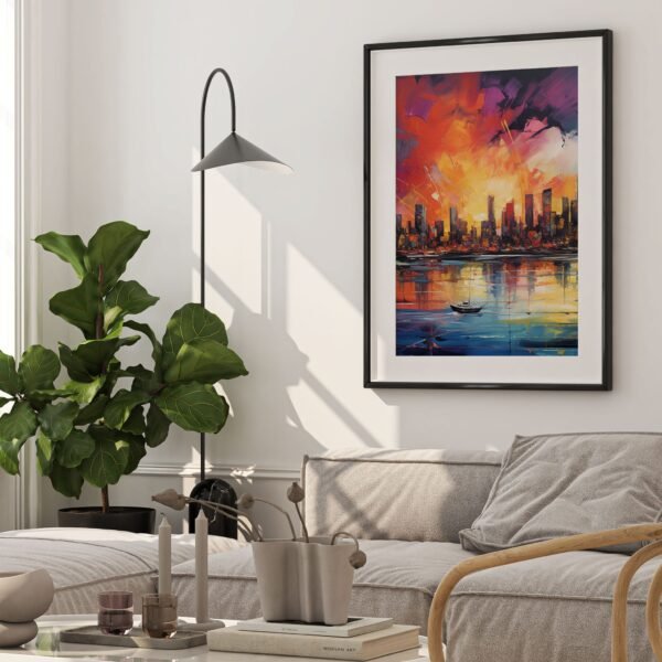 City Skyline On Fire - Image 5