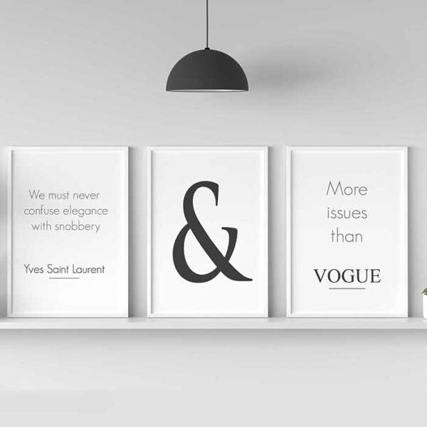 Pack of 4 Fashion Quotes