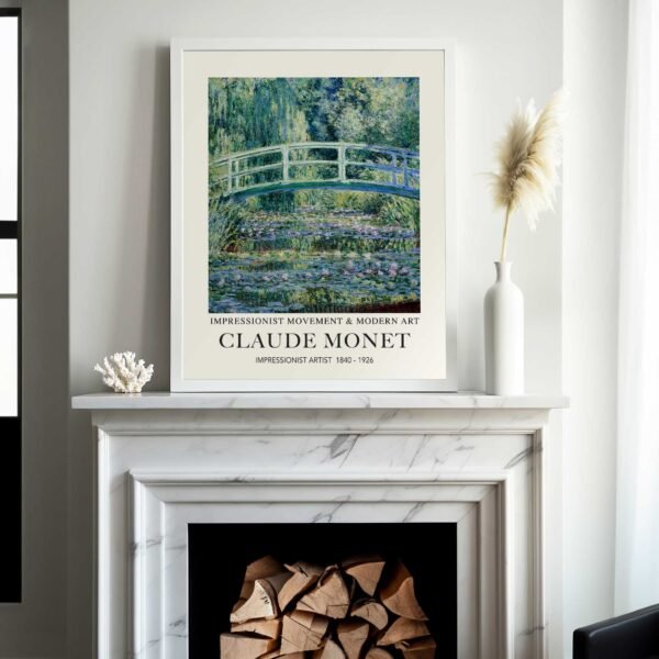 Claude Monet's Water Lilies and Japanese Bridge