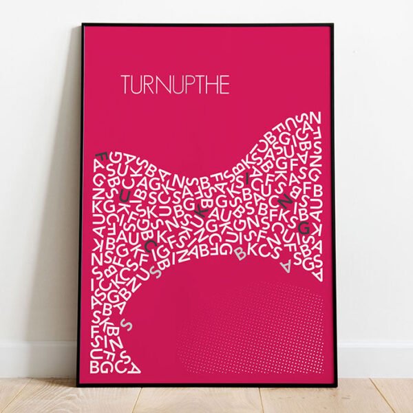 Turn Up the Base Typography Poster - Image 4