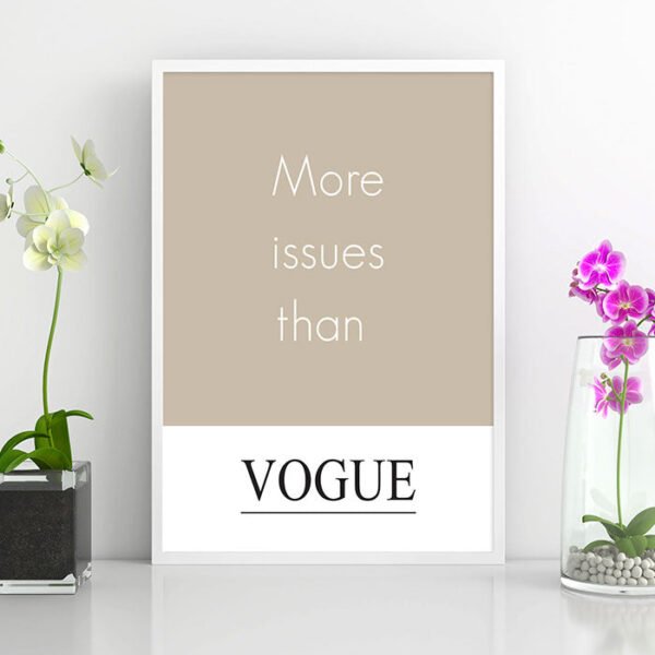 More Issues Than Vogue